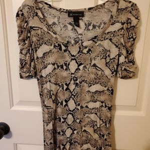 INC Snake print shirt